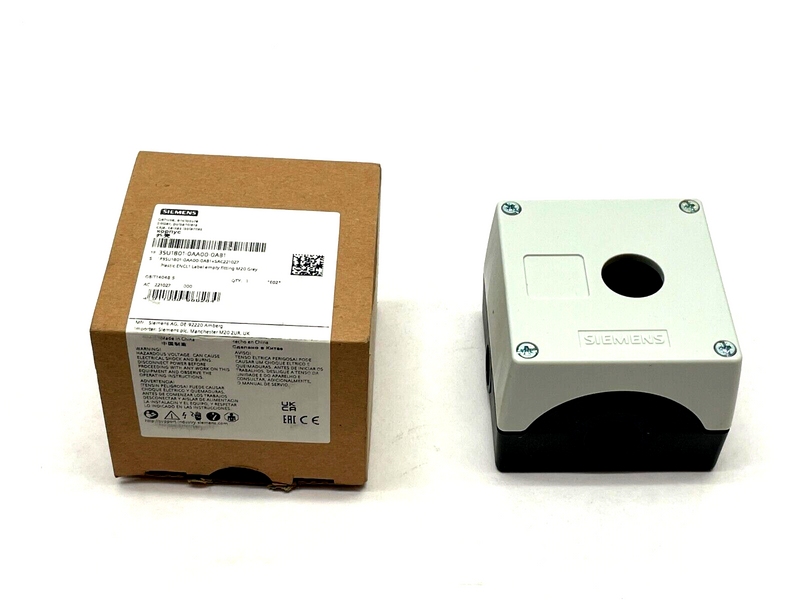 Siemens 3SU1801-0AA00-0AB1 Enclosure 22mm - Maverick Industrial Sales