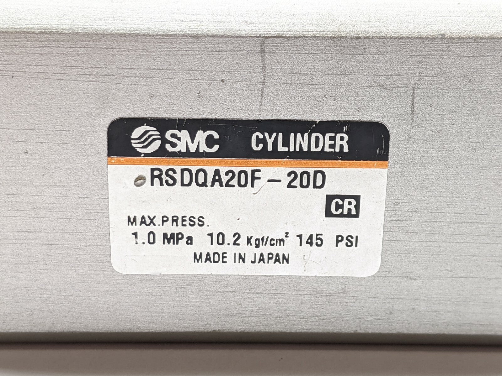 SMC RSDQA20F-20D Pneumatic Cylinder Stopper 145PSI - Maverick Industrial Sales