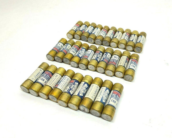 Fusetron FRN 8 amp. Dual-Element Time Delay Class K5 Fuse, LOT OF 29 FUSES - Maverick Industrial Sales