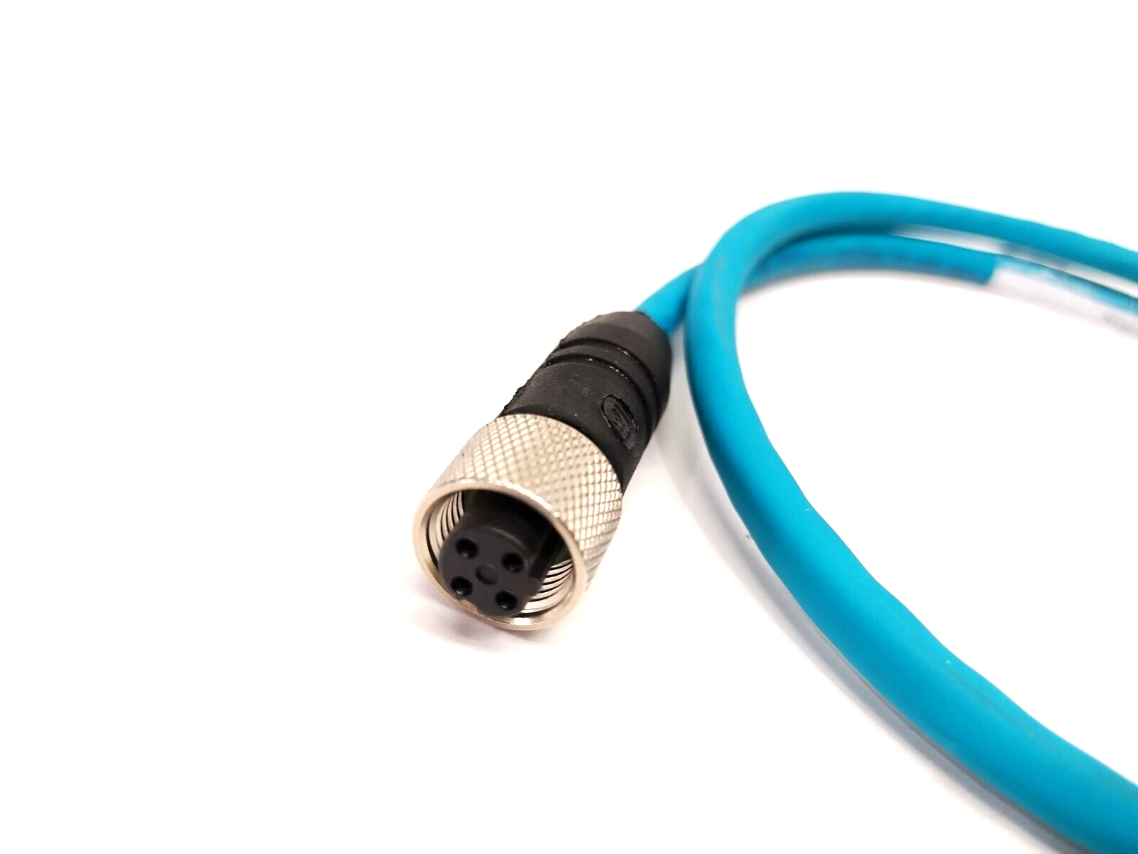 Lumberg Automation 0985 806 112/0.5M Ethernet Cable M12 Female 0.5m 900004098 - Maverick Industrial Sales