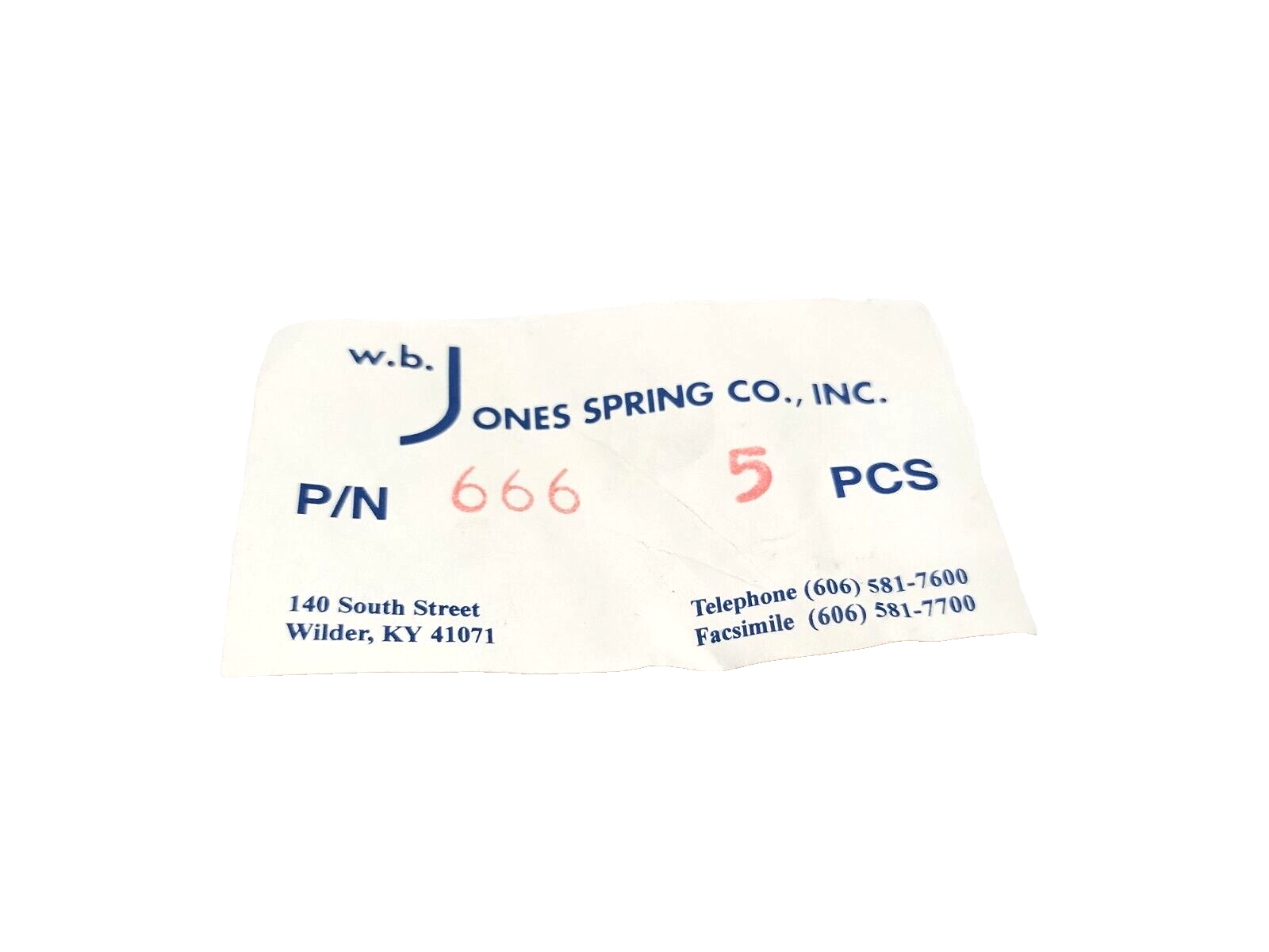 W.B. Jones 666 Compression Spring 0.360" OD 0.278" ID x 11" L LOT OF 15 - Maverick Industrial Sales