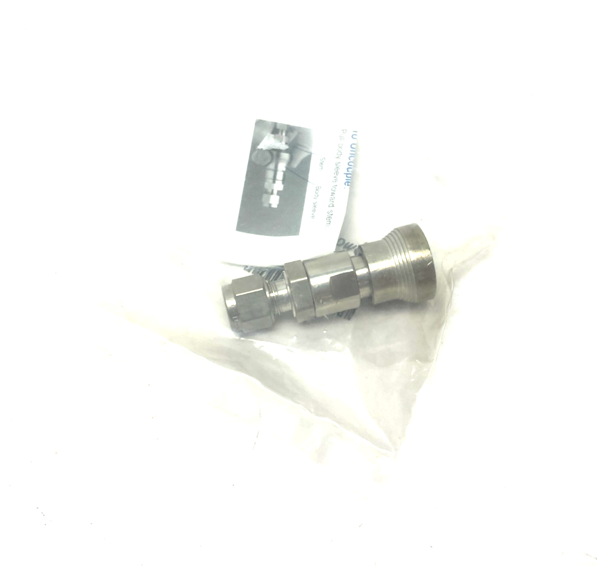 Swagelok SS-QC4-B-6M0 Instrumentation Quick Connect Fitting 6mm Tube - Maverick Industrial Sales