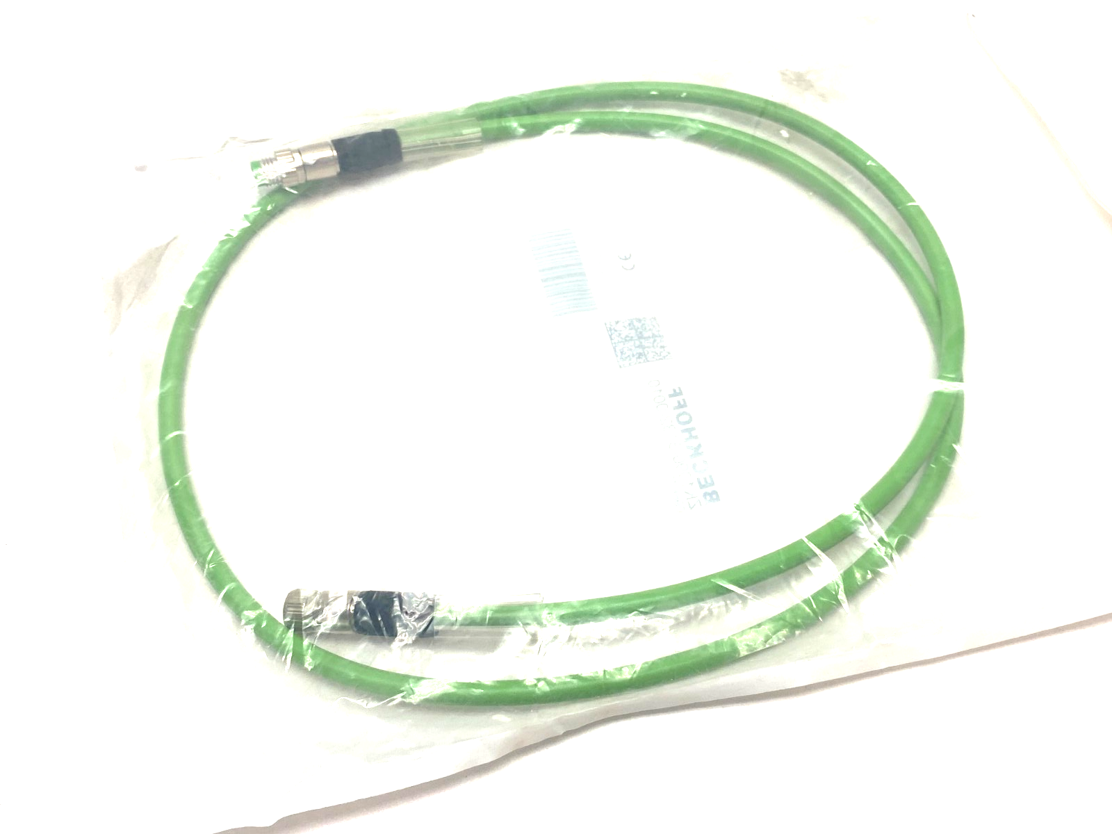 Beckhoff ZK1090-3132-0010 Double Ended EtherCAT Power Cable M8 4-Pin 1m 096672 - Maverick Industrial Sales