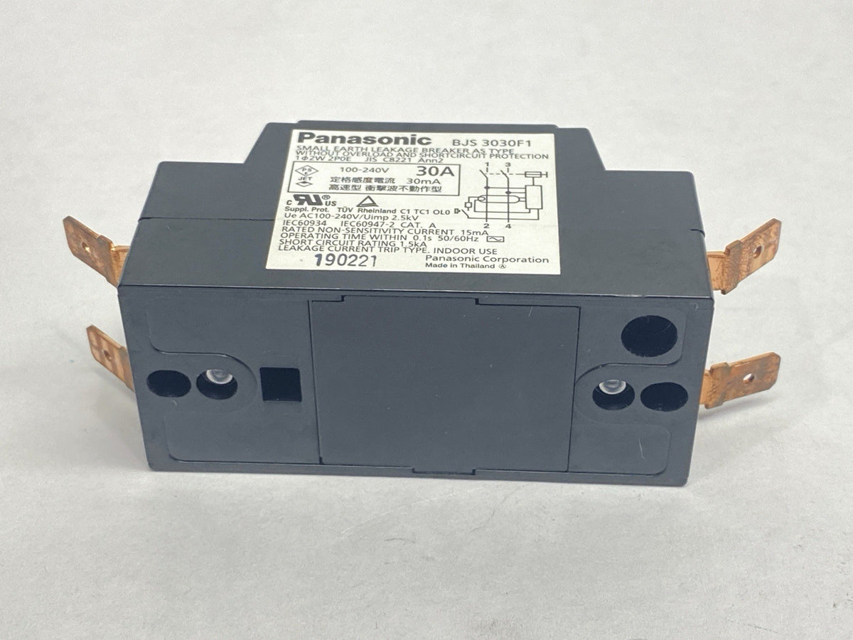 BJS 3030F1 | Panasonic Earth Leakage Circuit Breaker 30A 100-240V - Used - Maverick Industrial Sales