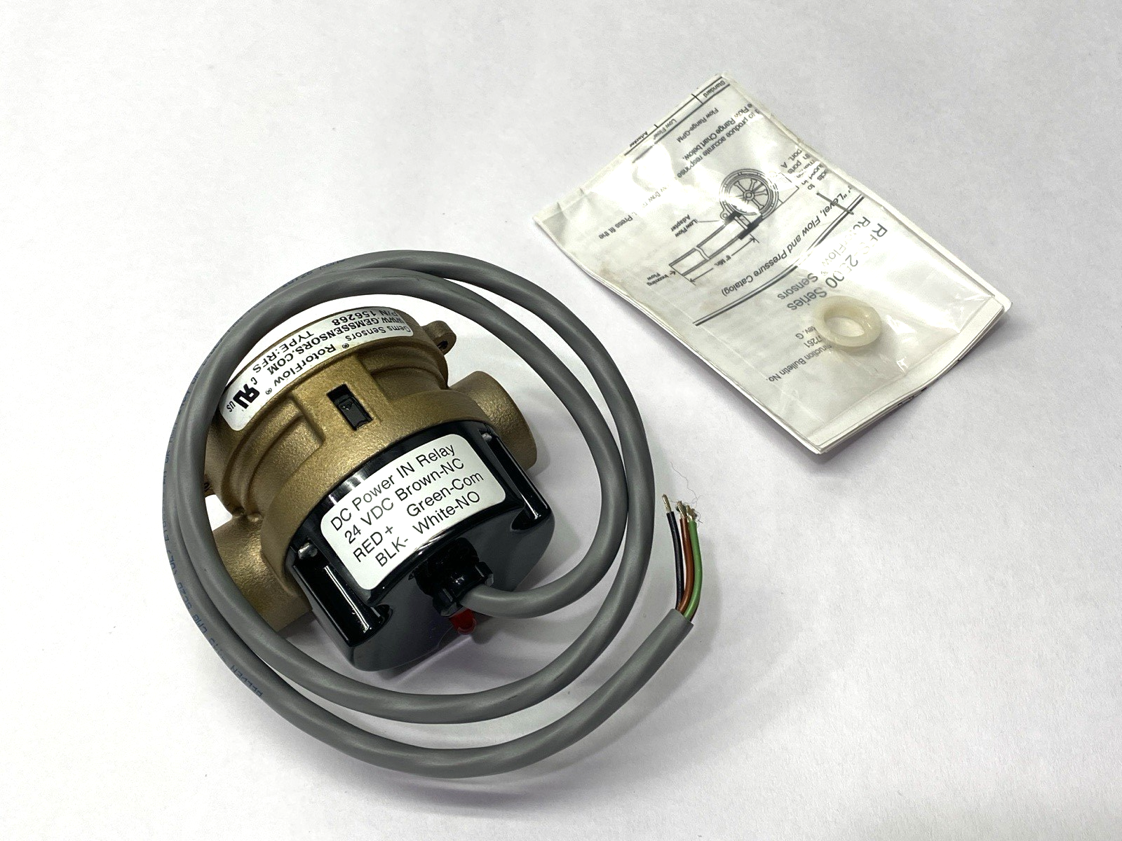GEMS 156268 Flow Switch RotorFlow 1/2" NPT Female 24VDC - Maverick Industrial Sales