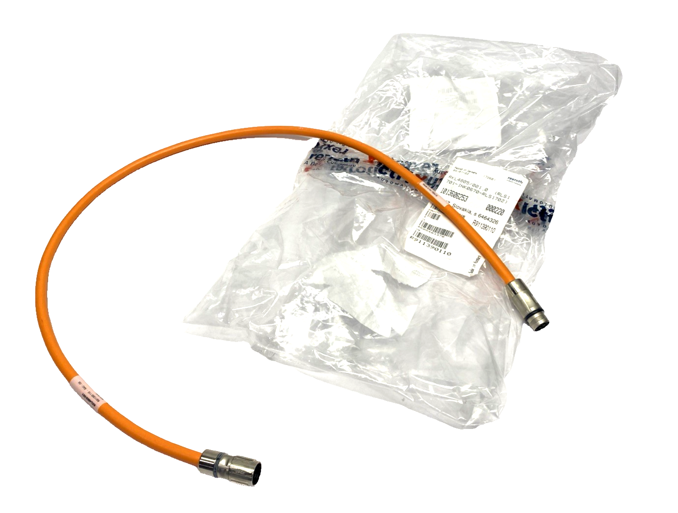 Bosch Rexroth R911390110 Power Cable RKL4805/001,0 RLS1701-INK0670-RLS1702 - Maverick Industrial Sales