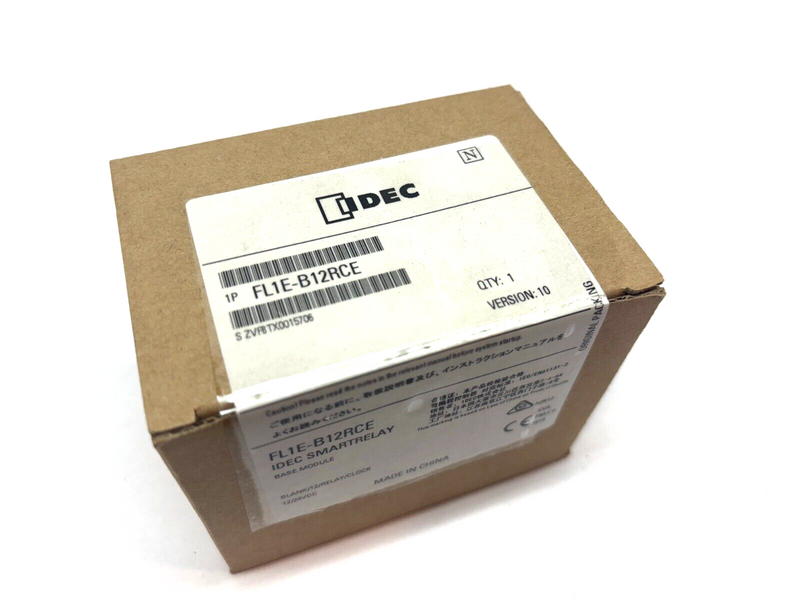 IDEC FL1E-B12RCE Smartrelay Base Module, V. 10 - Maverick Industrial Sales