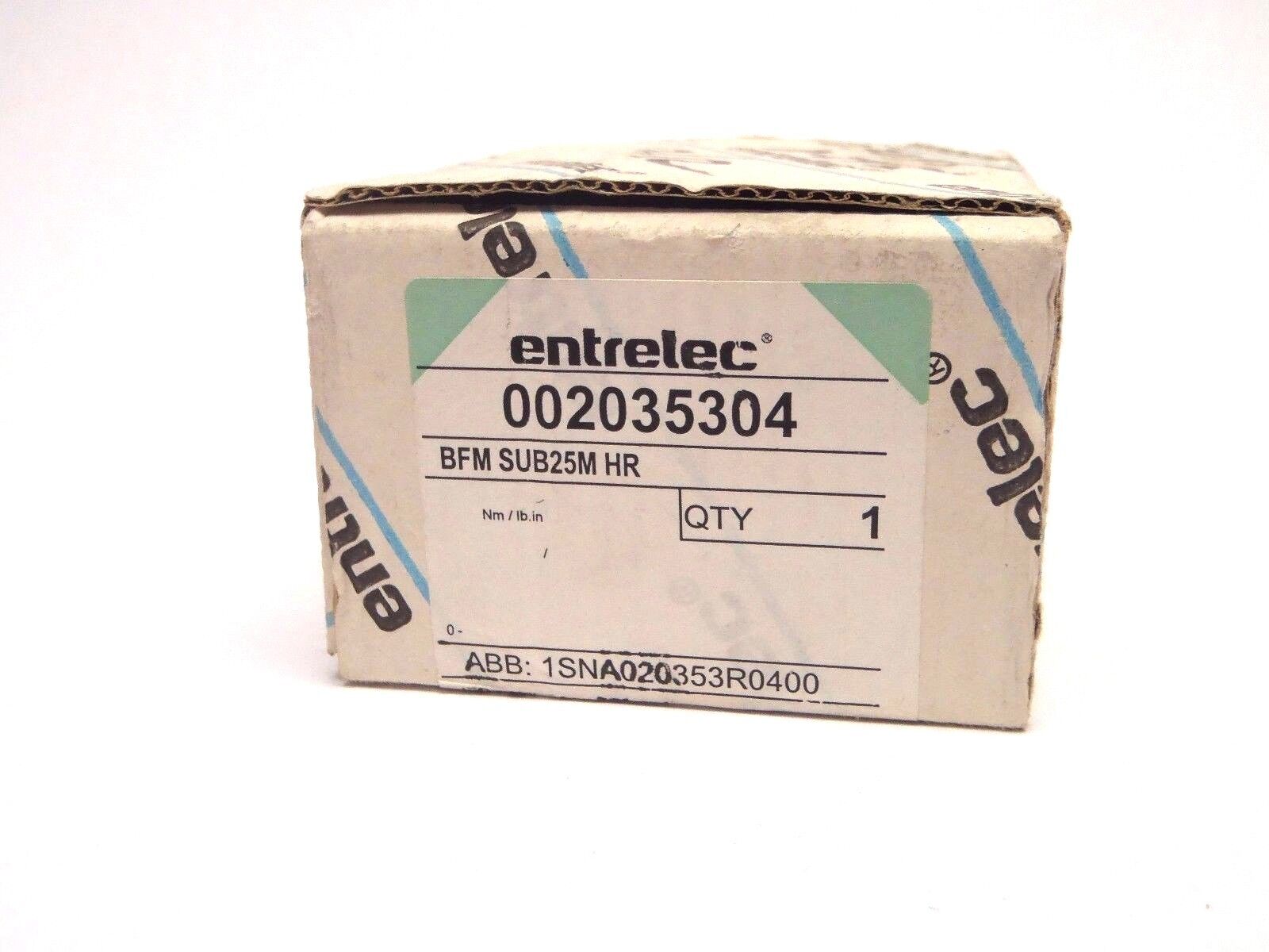 Entretec BFM SUB25M HR Terminal Interface Module, ABB 1SNA020353R0400 - Maverick Industrial Sales
