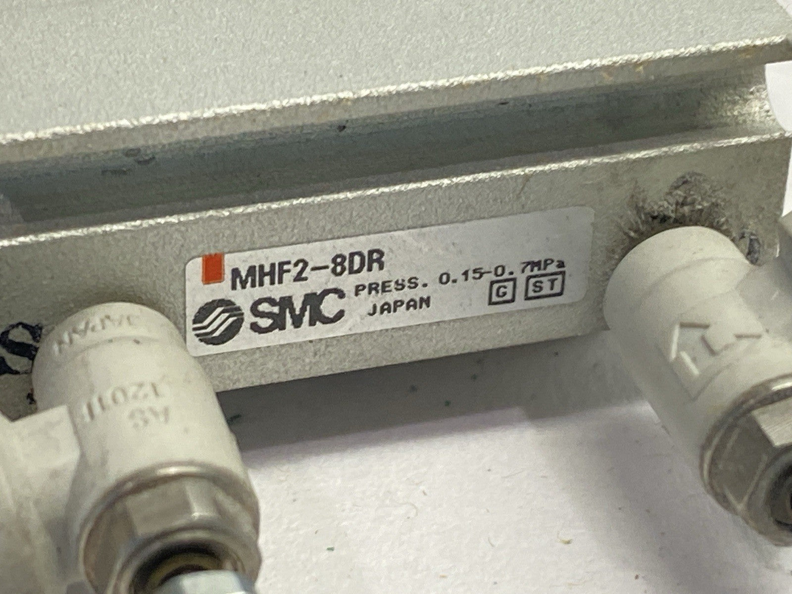 MHF2-8DR | SMC Pneumatic Gripper 8mm Bore Short Stroke - Used - Maverick Industrial Sales