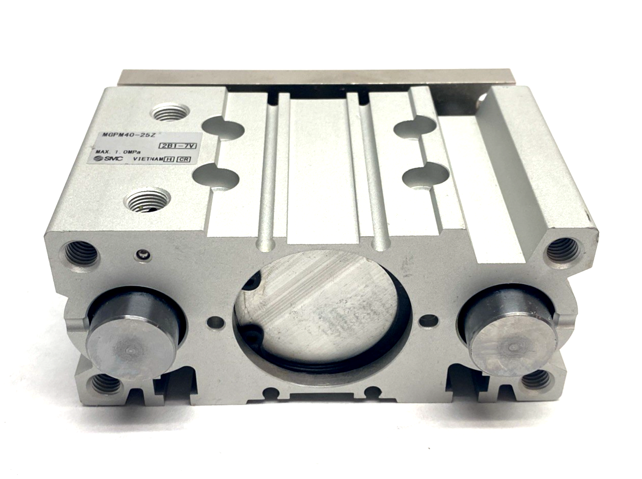 SMC MGPM40-25Z Compact Guide Cylinder 40mm Bore 25mm Stroke - Maverick Industrial Sales