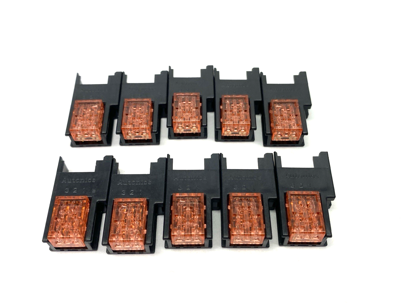 Autonics CNE-S03-RE Red Socket Sensor Connector 3-Pin AWG24-26 LOT OF 10 - Maverick Industrial Sales