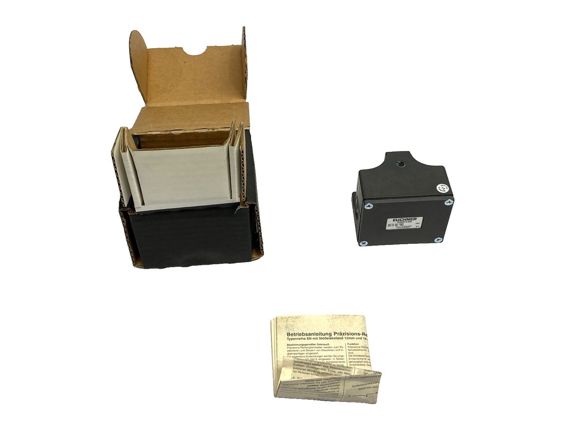 Euchner SN04R12-502 Limit Switch 013102 MISSING PORT COVER - Maverick Industrial Sales