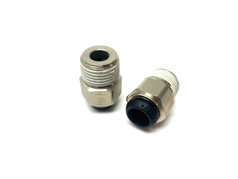 Parker F3PB12-1/2 Prestolok Straight Male Tube Fitting 12mm OD LOT OF 2 - Maverick Industrial Sales