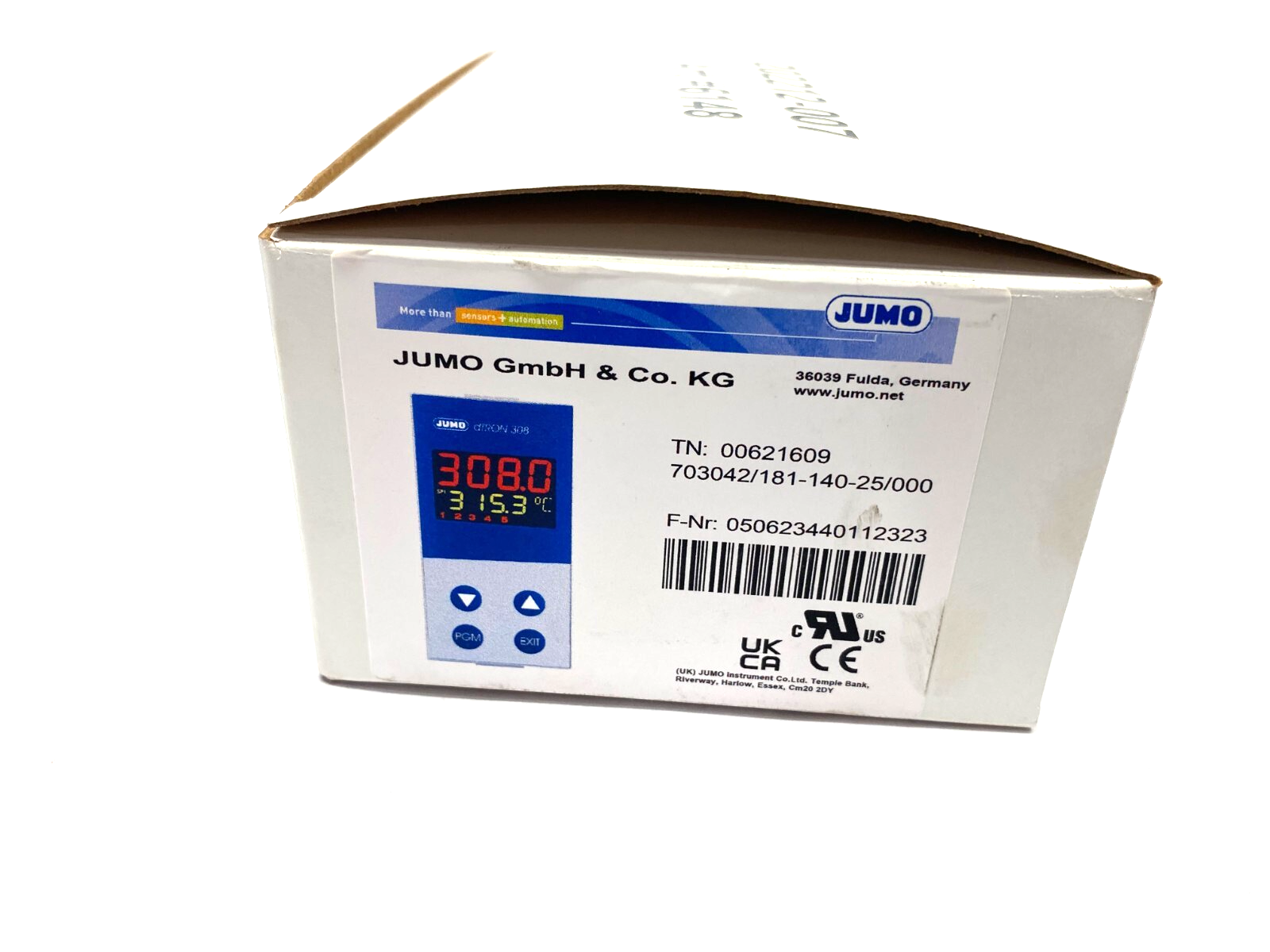 JUMO 703042/181-140-25/000 dTRON Compact Controller 2-Logic Inputs 308H - Maverick Industrial Sales