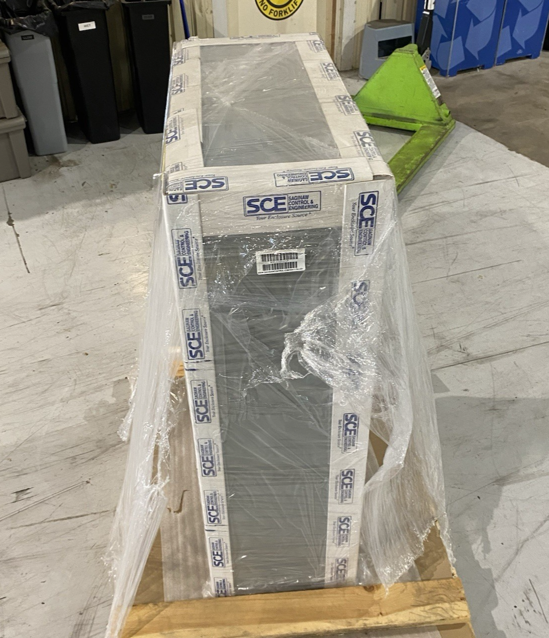 Saginaw Control & Engineering SCE-42EL3012LP Enclosure 42" x 30" x 12" Gray - Maverick Industrial Sales