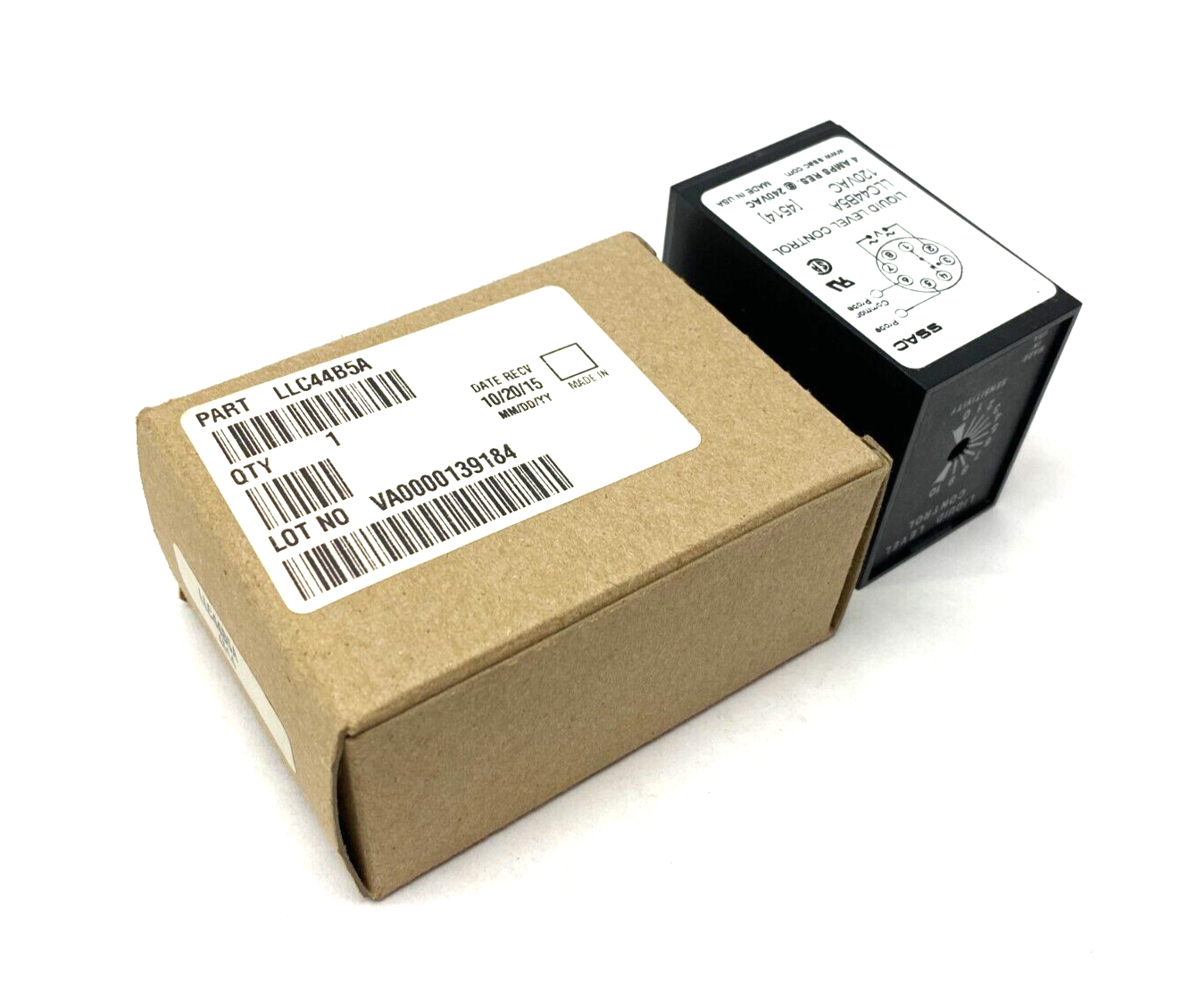 LLC44B5A | SSAC Littelfuse Single-Probe Liquid Level Control 8-Pin 120VAC - New – Open Box - Maverick Industrial Sales