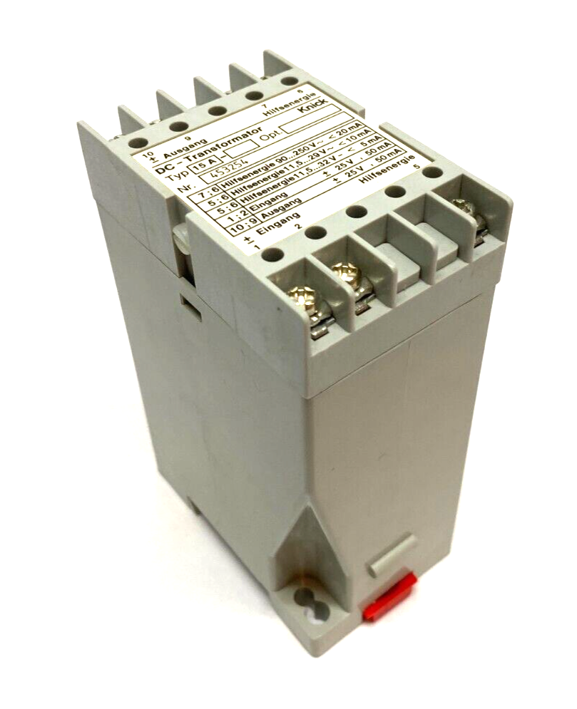 E. Dold & Sohne 453254 DC Transformator Knick Relay Typ 15A - Maverick Industrial Sales