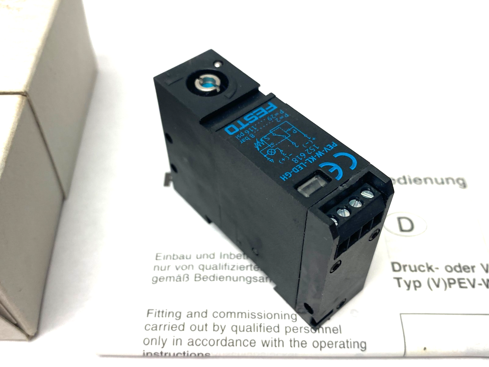 Festo PEV-W-KL-LED-GH Pressure Switch 152618 - Maverick Industrial Sales