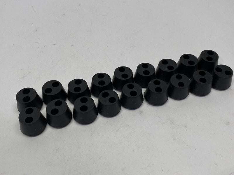 Remke SRB-104-2 Tuff-Seal 2-Hole Bushing 0.250 Cable Holes LOT OF 18 - Maverick Industrial Sales