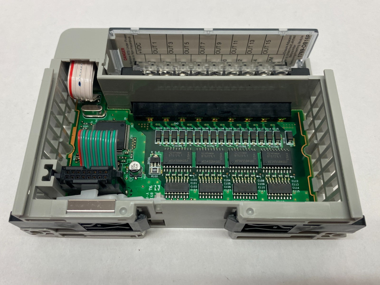 1769-OB16P | Allen Bradley Ser. B Compact I/O 16-Point Sourcing Output Module - Used - Maverick Industrial Sales