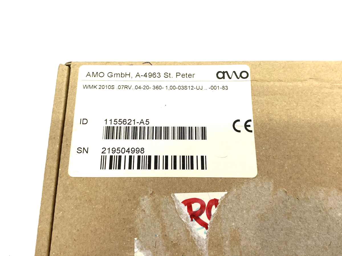 1155621-A4 | AMO Angle Encoder WMK 2010S .07RB..04-20-360-1,00-03S12-UJ ..-001-83 - New – Open box - Maverick Industrial Sales