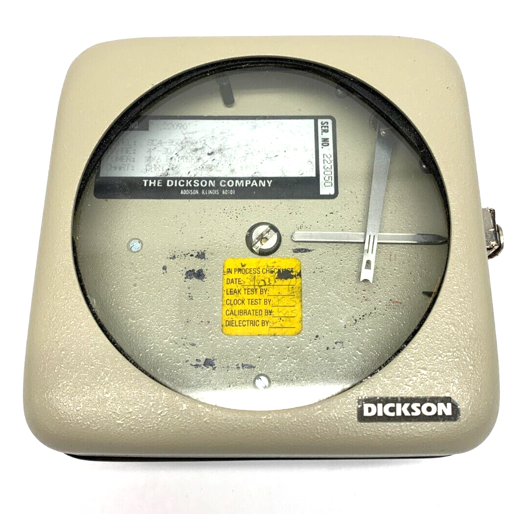 Dickson SC4-350C-B-7 Temperature Recorder 4" Chart 30/50C 7D #181 - Maverick Industrial Sales