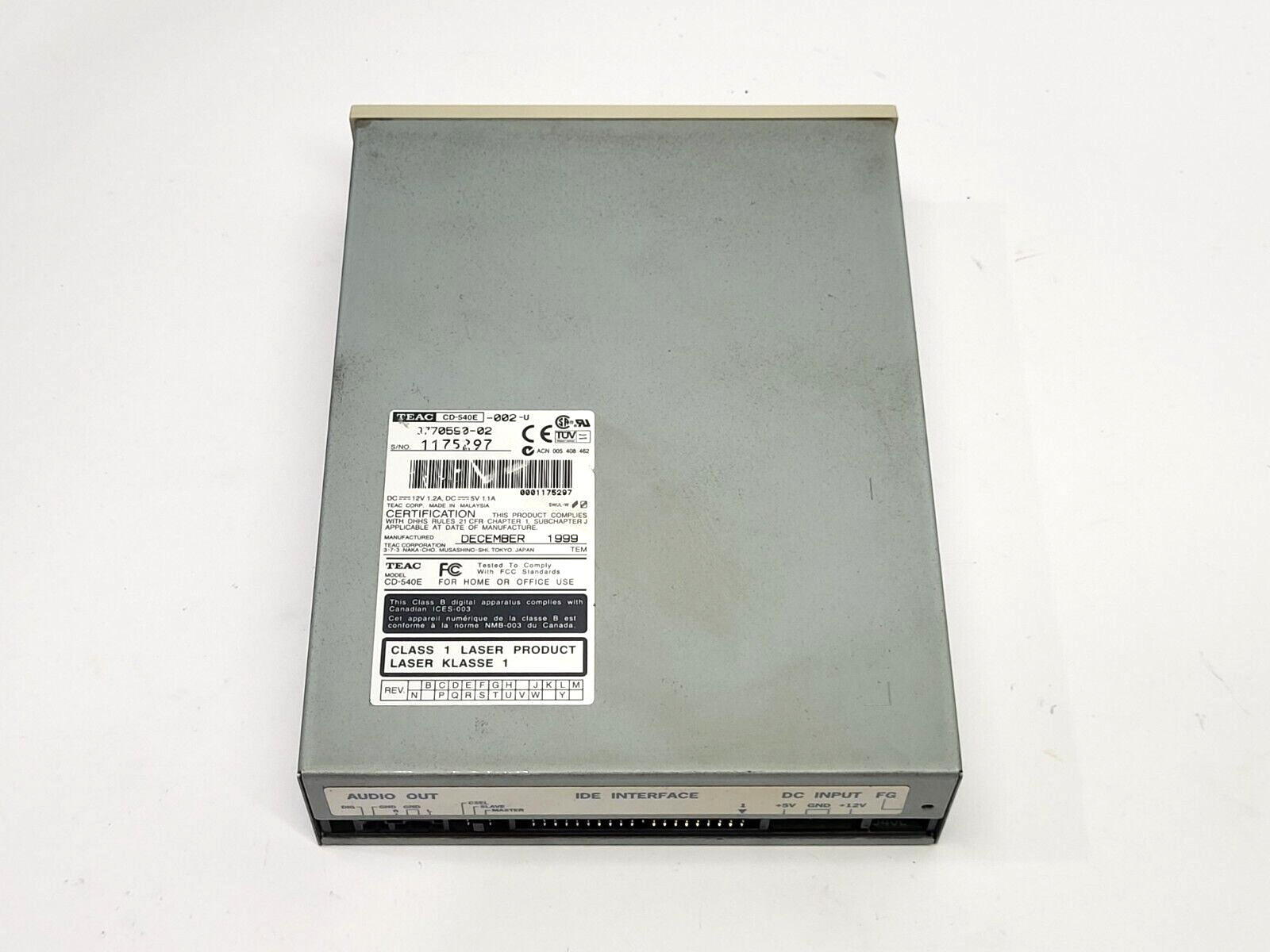 Teac CD-540E-002 Internal IDE CD-ROM Drive 19770590-02 - Maverick Industrial Sales