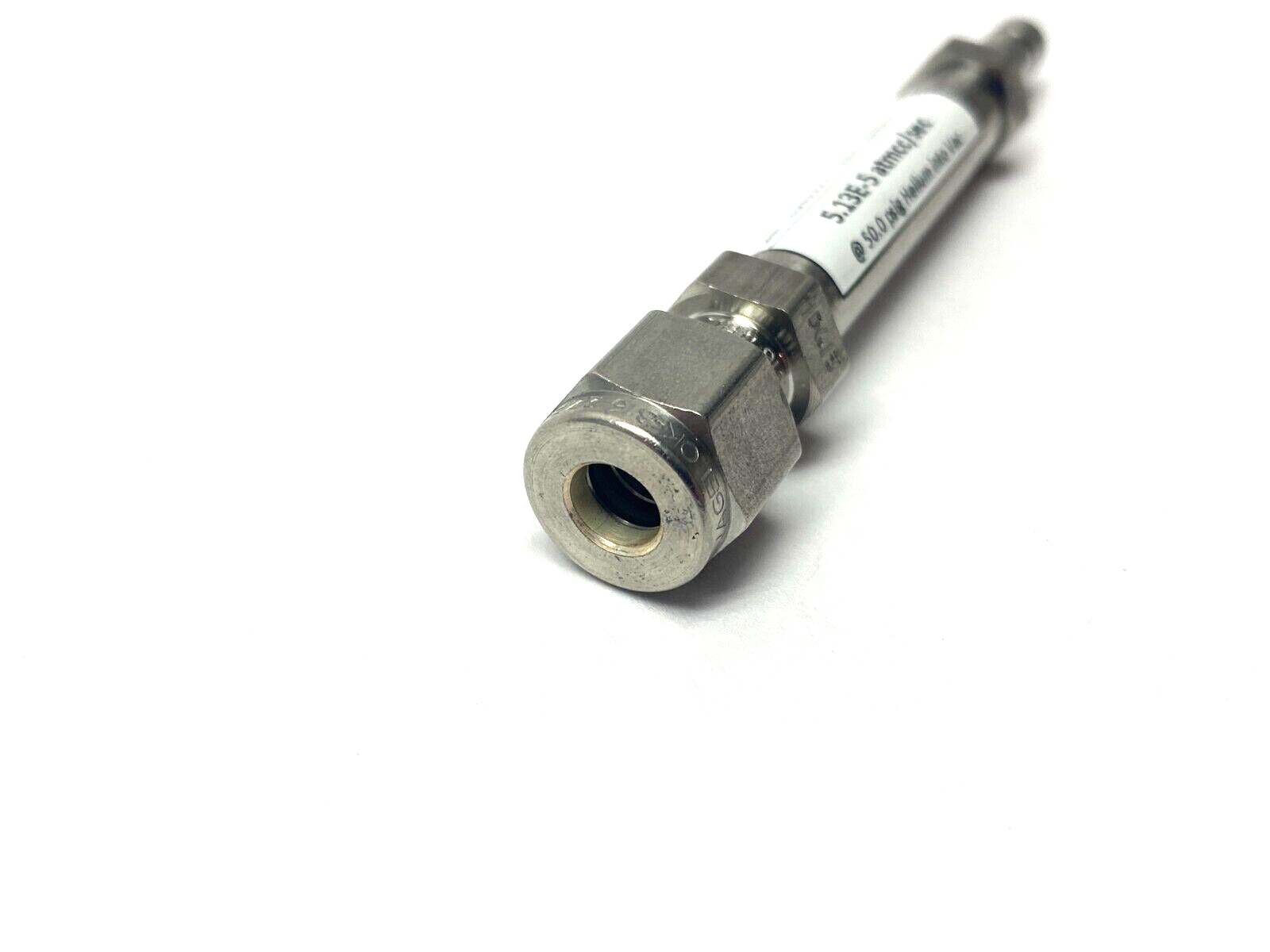Inficon SPC-2017-G1 Helium Leak Detection Vacuum Jet Nozzle 5.13E-5 atmcc/sec - Maverick Industrial Sales