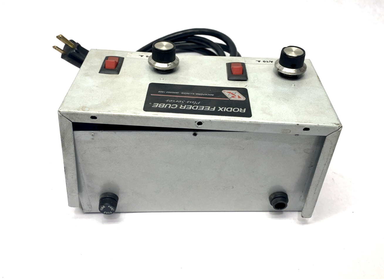 121-8460 | Rodix Feeder Cube Plus Dual Vibratory Feeder Control, FC-92-4 PLUS - For parts or not working - Maverick Industrial Sales