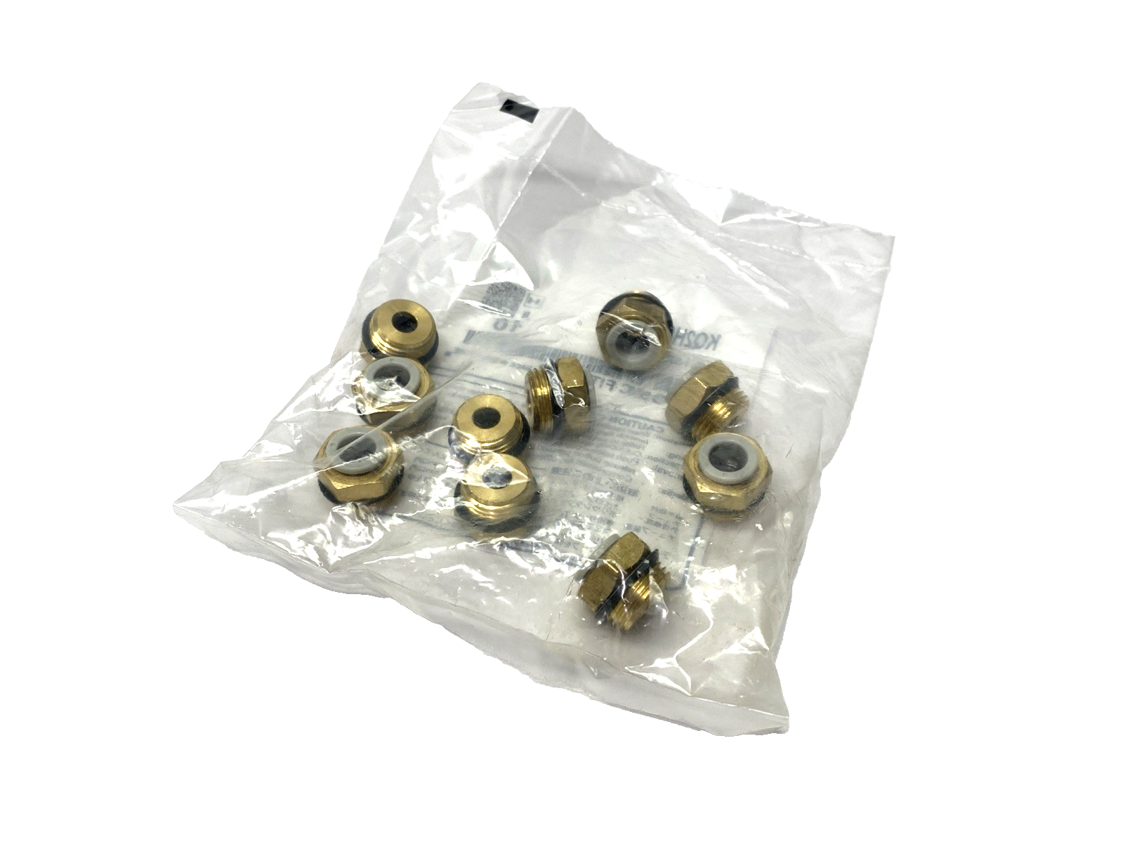 KQ2H08-U03A | SMC Pneumatic One-Touch Fitting For 8mm Tube O.D. x G 3/8" 10-PACK - New - Maverick Industrial Sales