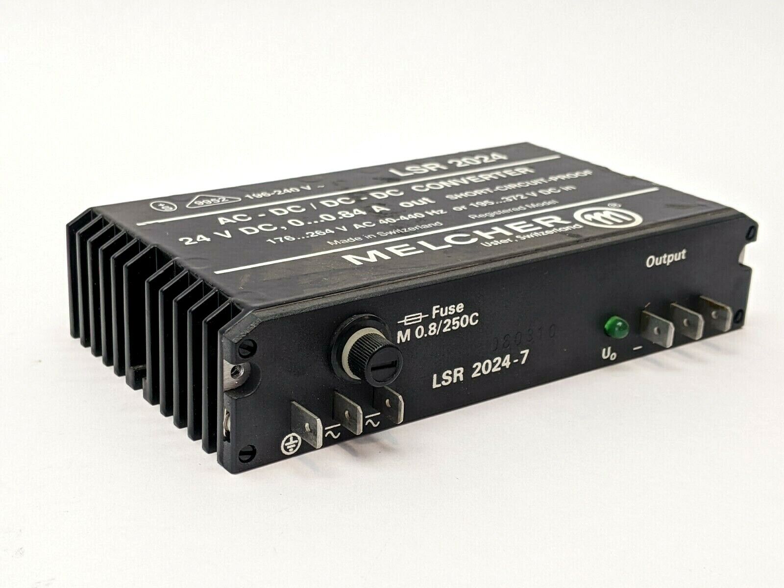 Melcher LSR2024-7 AC-DC Power Supply Converter - Maverick Industrial Sales