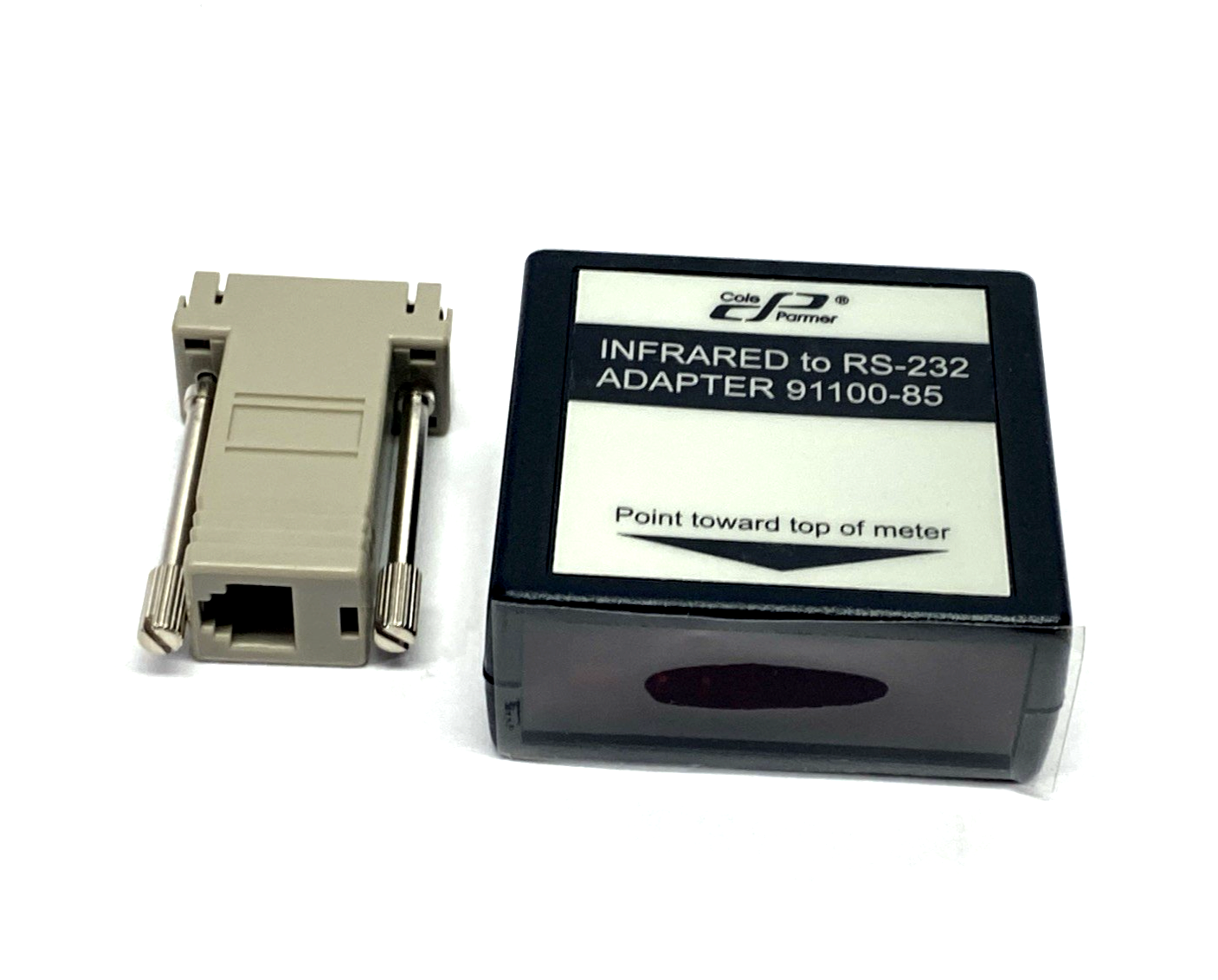 91100-85 | Cole Parmer Infrared To RS-232 Adapter Interface, 9-Pin Serial - New – Open box - Maverick Industrial Sales