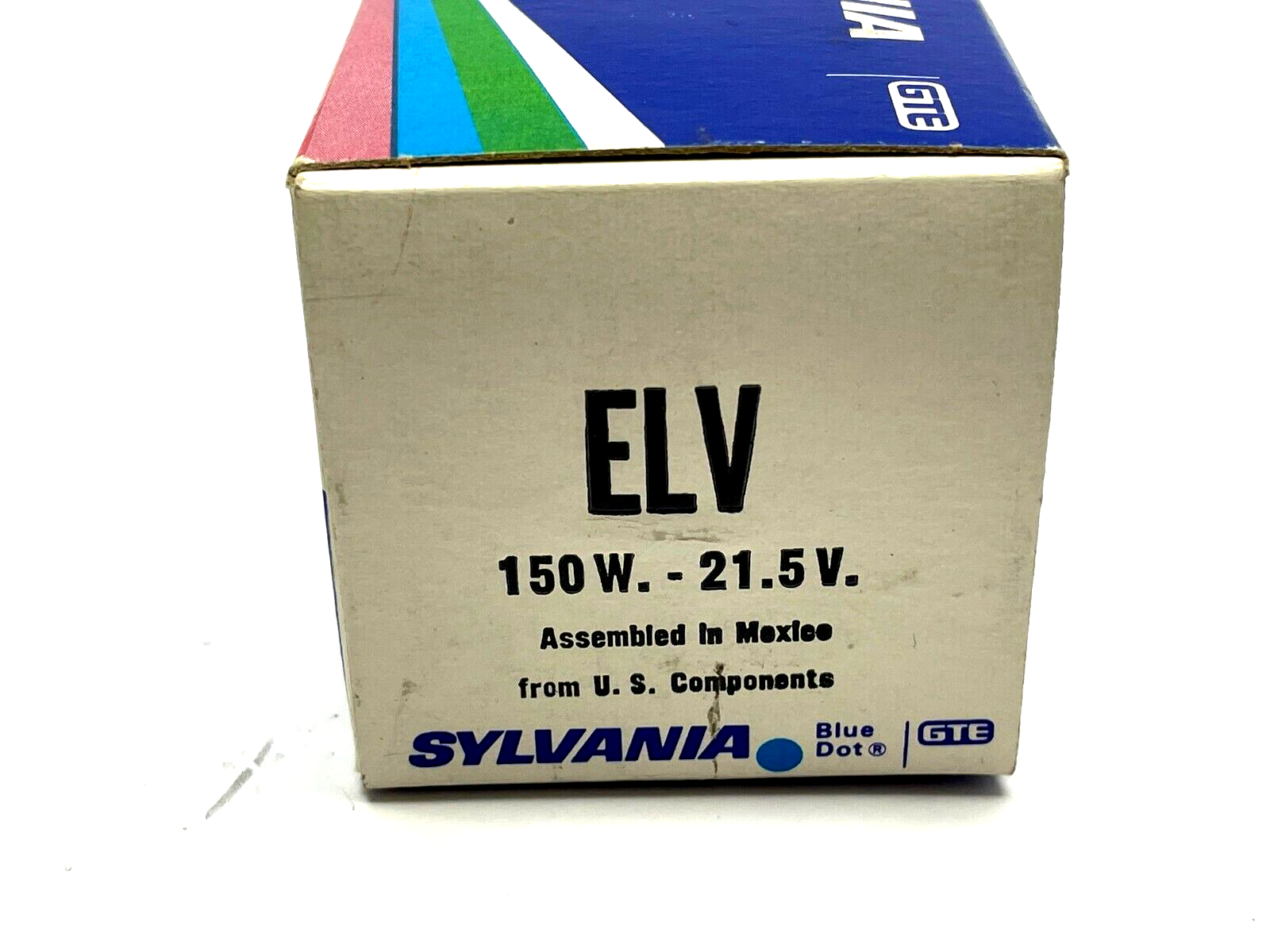 Sylvania ELV Tungsten Halogen Projector Lamp 150W 21.5V - Maverick Industrial Sales
