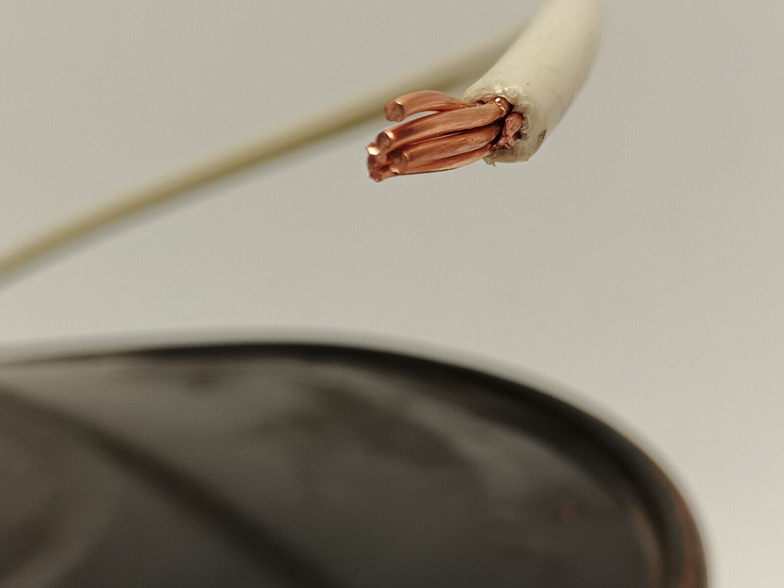 8 AWG 600V Stranded White Wire Type THHN Or THWN Gasoline & Oil Resistant 20' FT - Maverick Industrial Sales