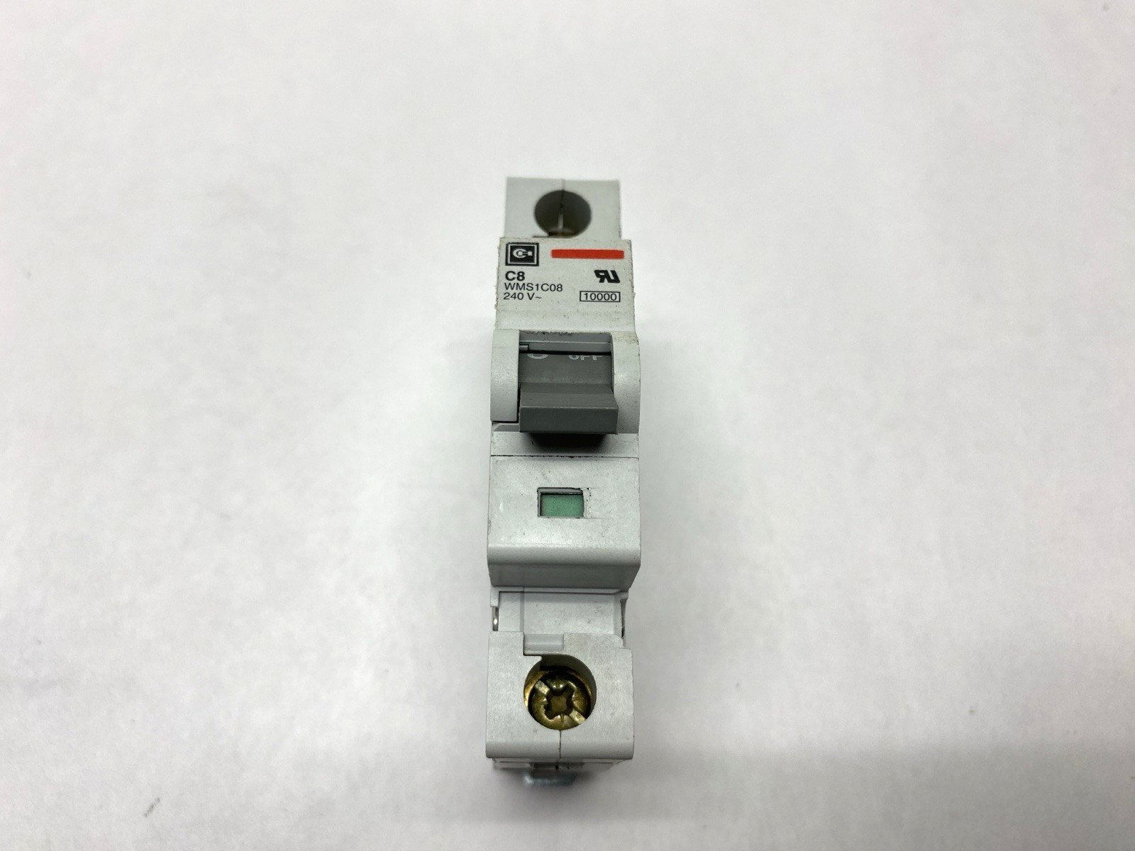 Cutler Hammer WMS1C08 240V Breaker, Din Rail Mount C8 - Maverick Industrial Sales