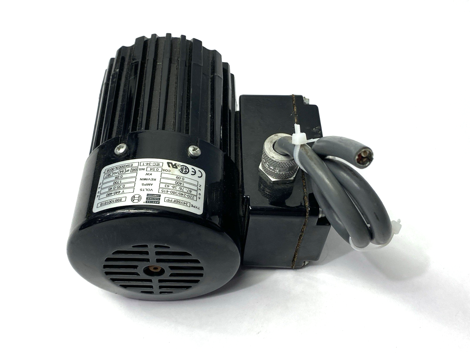 8981001818 | Rexroth Electric Motor 1700 RPM 440-480V 34Y6BFPP - Used - Maverick Industrial Sales