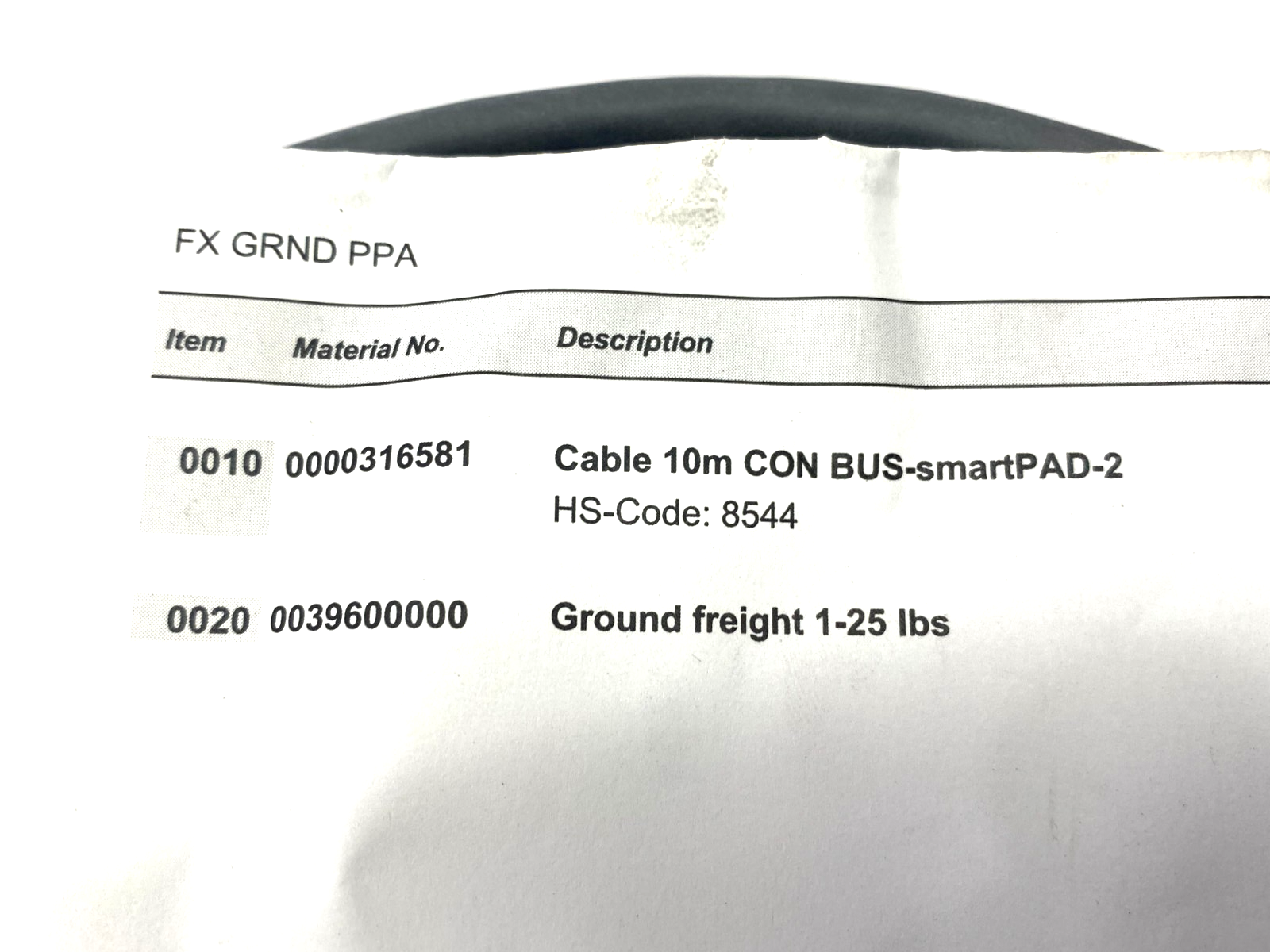 Kuka 316581 smartPAD Pendant Extension Cable 10m Length 00-316-581 - Maverick Industrial Sales