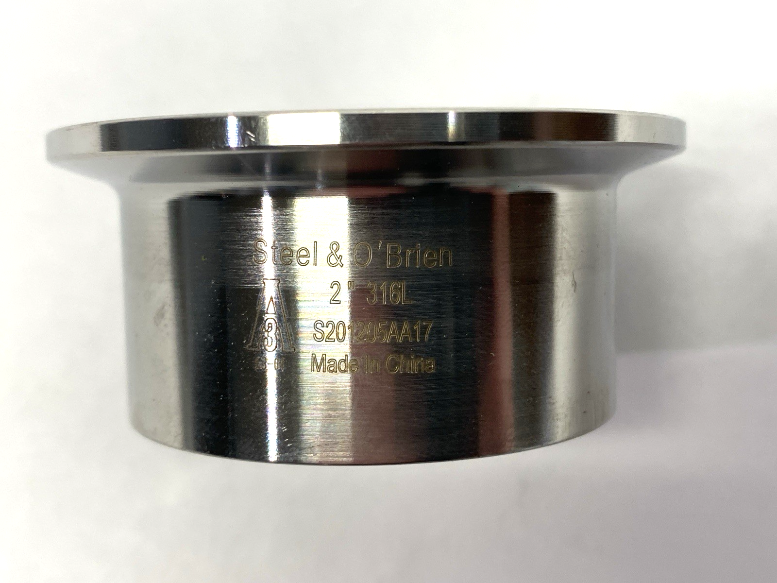 Steel & O'Brien S201205AA17 Pipe Fitting Stainless Steel 316L 17/20" ID x 2" OD - Maverick Industrial Sales