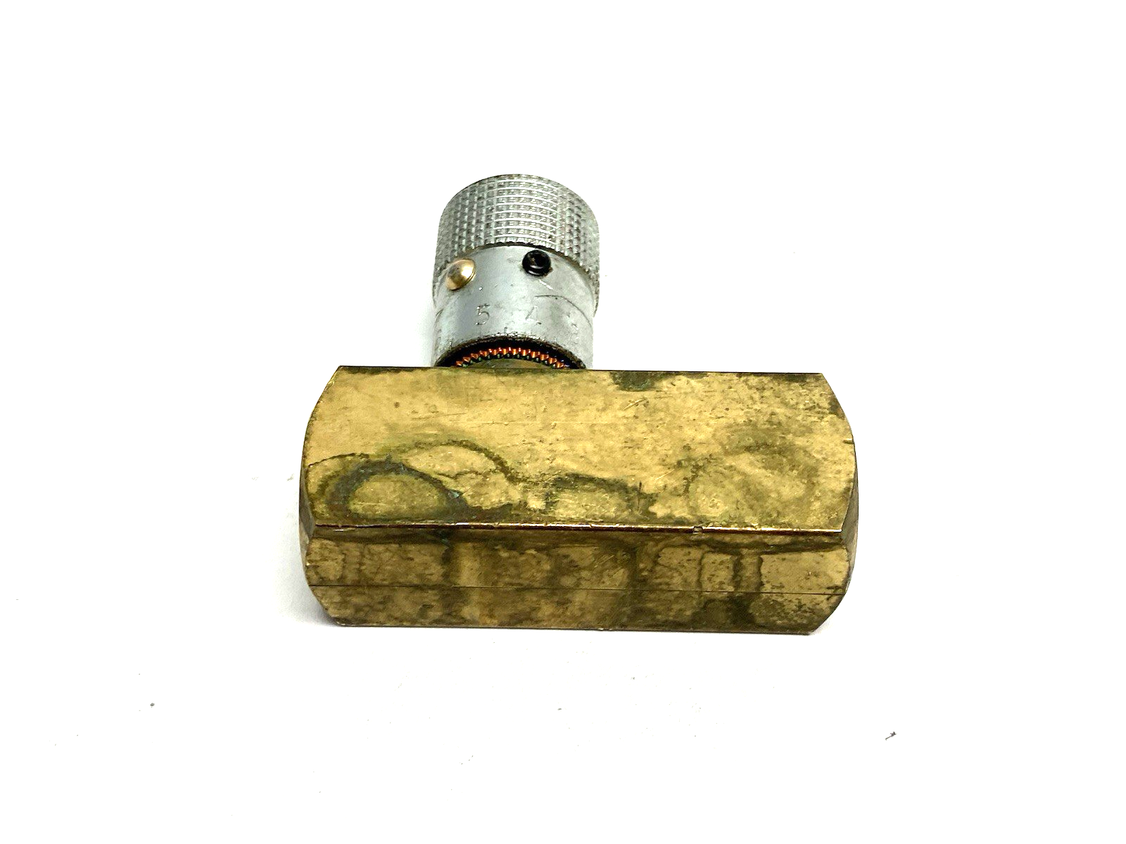 F600B | Parker Colorflow Brass In-line Flow Control Valve 2000psi - Used - Maverick Industrial Sales