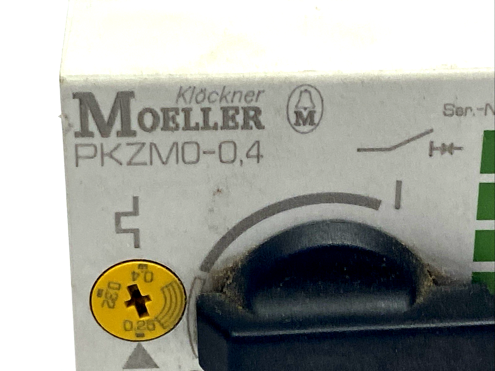 Moeller PKZM0-0.4 Motor Control Circuit Breaker 0.25A - 0.4A PKZM0-0,4 - Maverick Industrial Sales