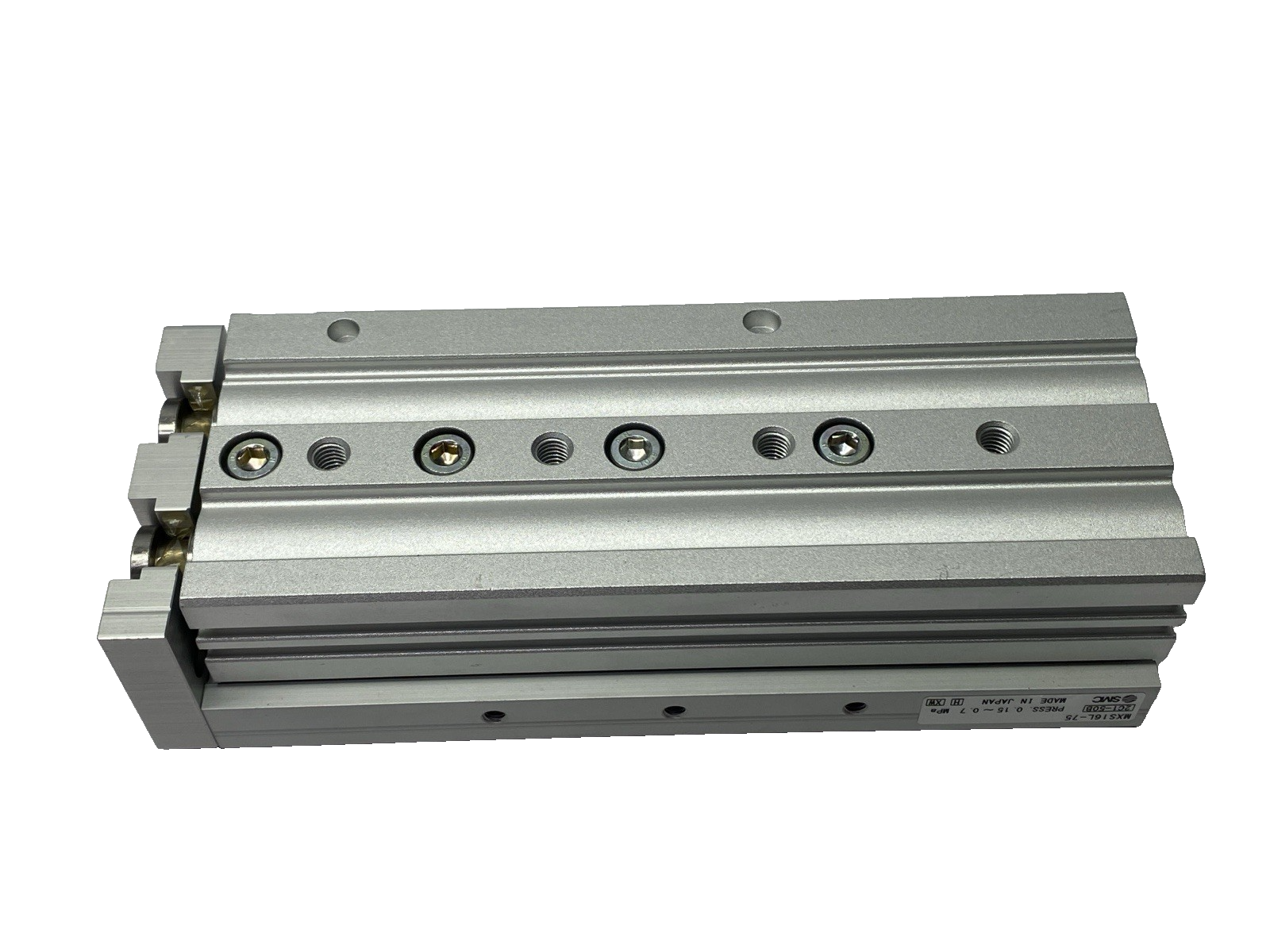 SMC MXS16L-75 Pneumatic Guided Slide Table Cylinder 16mm Bore 75mm Stroke - Maverick Industrial Sales