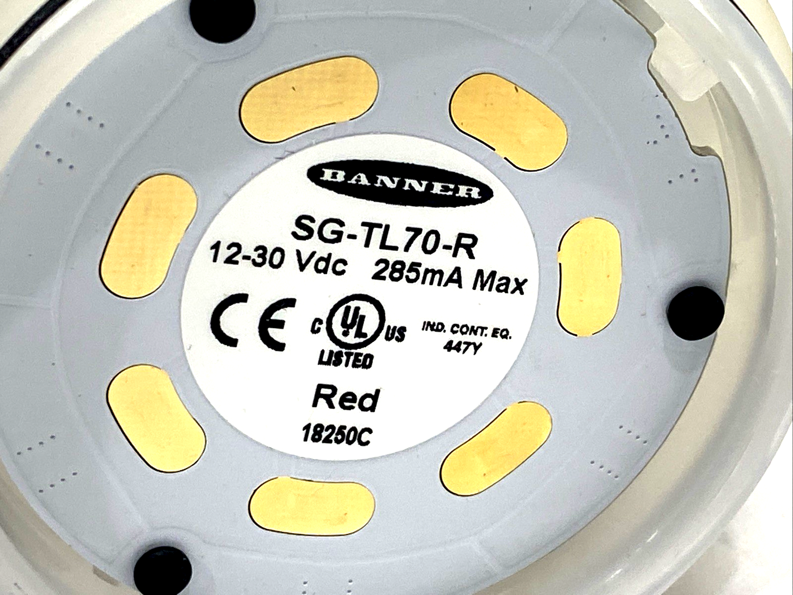 Banner SG-TL70-R 70mm Modular LED Tower Light Module, Red 12-30VDC, 92213 - Maverick Industrial Sales