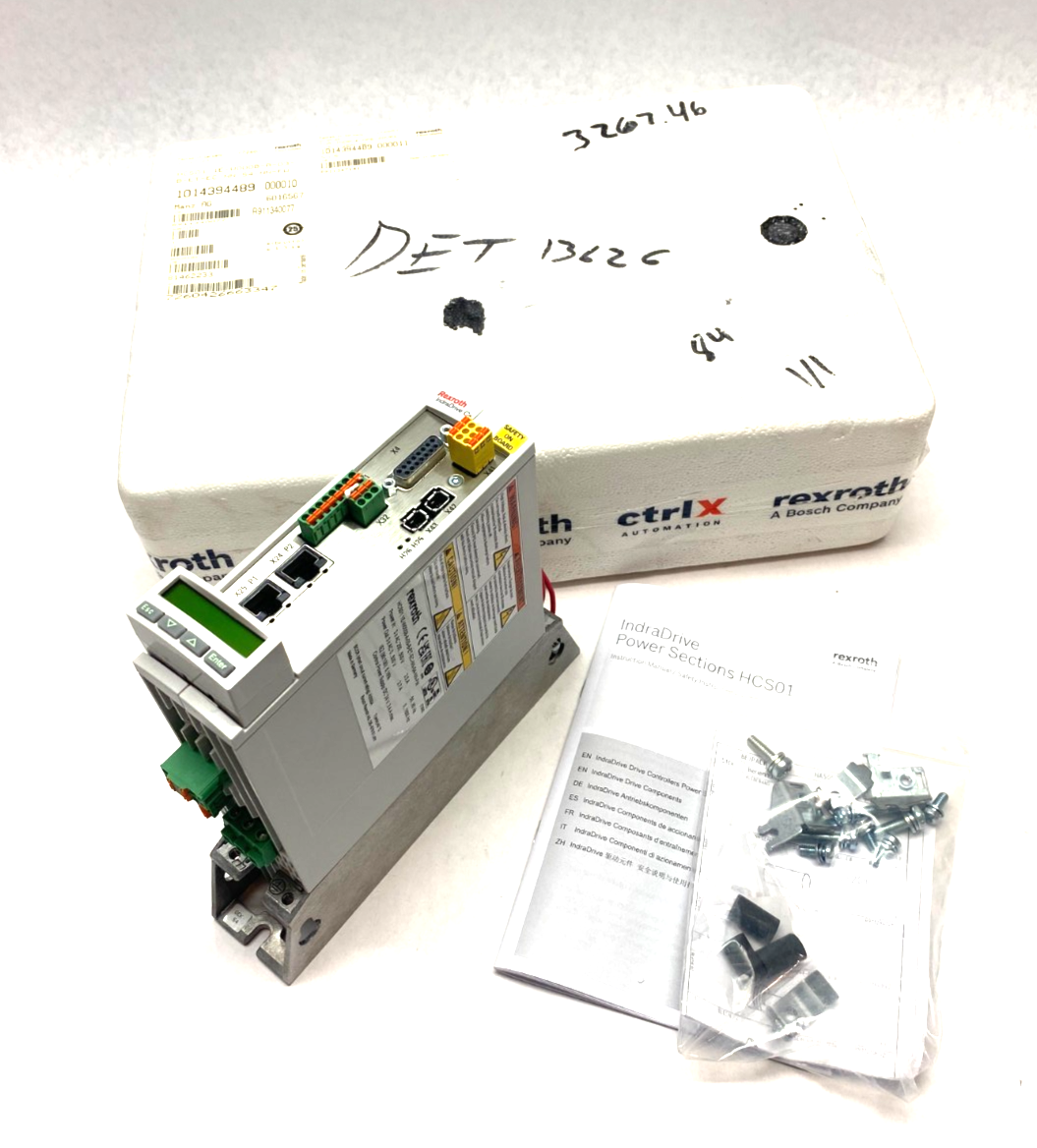 Bosch Rexroth R911340077 Comp. Converter HCS01.1E-W0008-A-03-B-ET-EC-NN-S4-NN-FW - Maverick Industrial Sales
