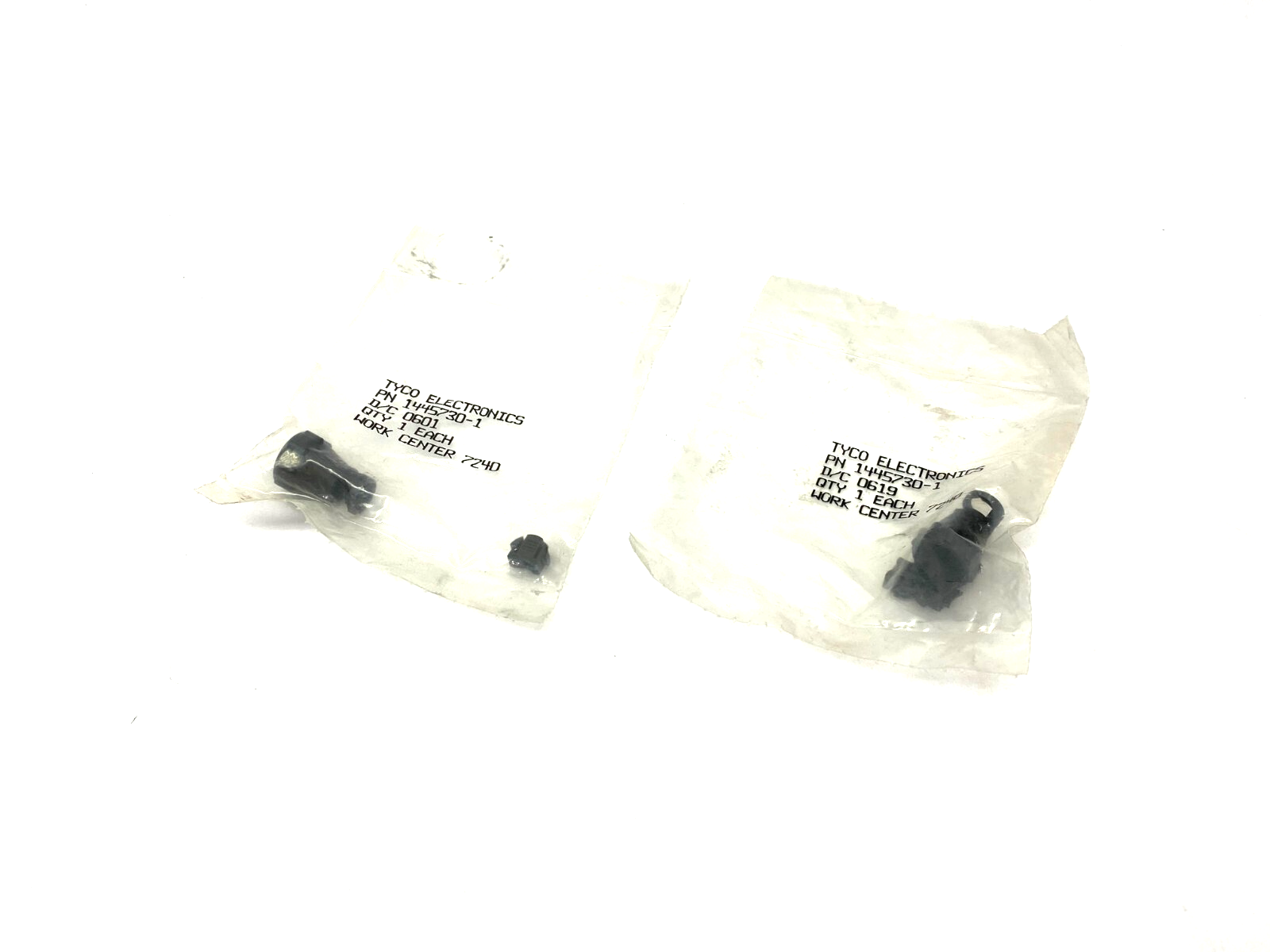 Tyco Electronics 1445730-1 Cable Clamp Backshell 1/2-20 UNF-2A 8 LOT OF 2 - Maverick Industrial Sales