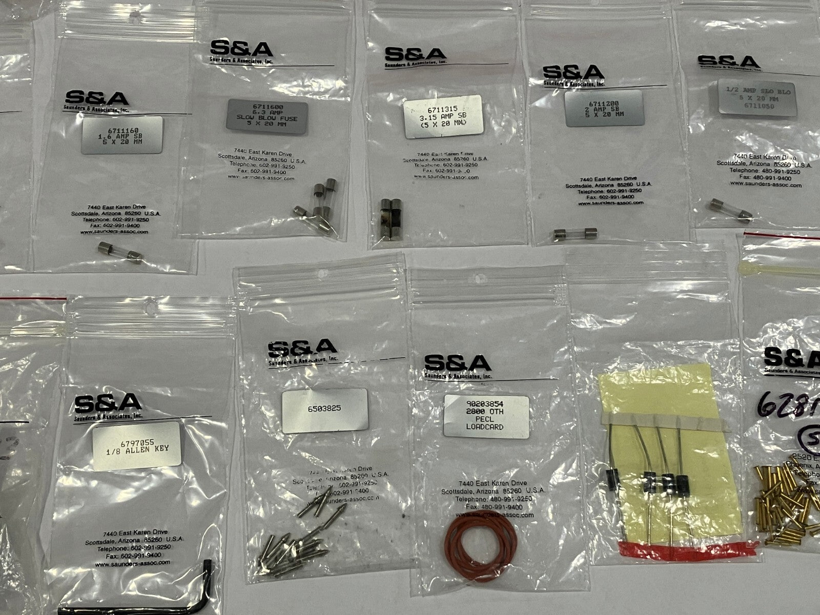 Saunders & Associates 610 Accessory Kit 90703970, Load Card, J-Lead - Maverick Industrial Sales