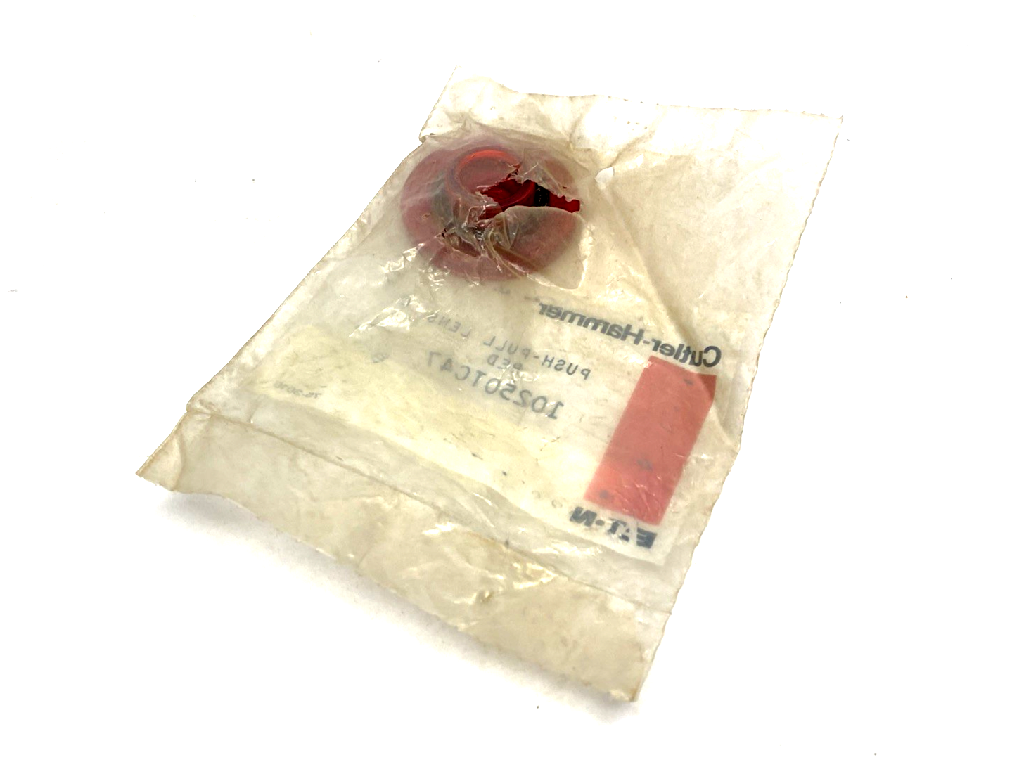 10250TC47 | Eaton Illuminated Push-Pull Operator Lens, Red, 40mm LOT OF 2 - New - Maverick Industrial Sales