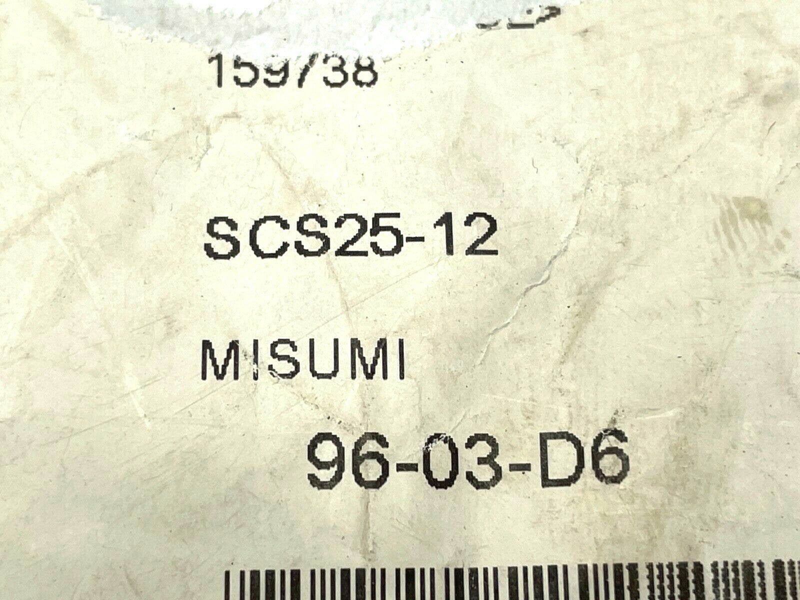 MiSUMi SCS25-12 Slit Shaft Collars LOT OF 2 - Maverick Industrial Sales