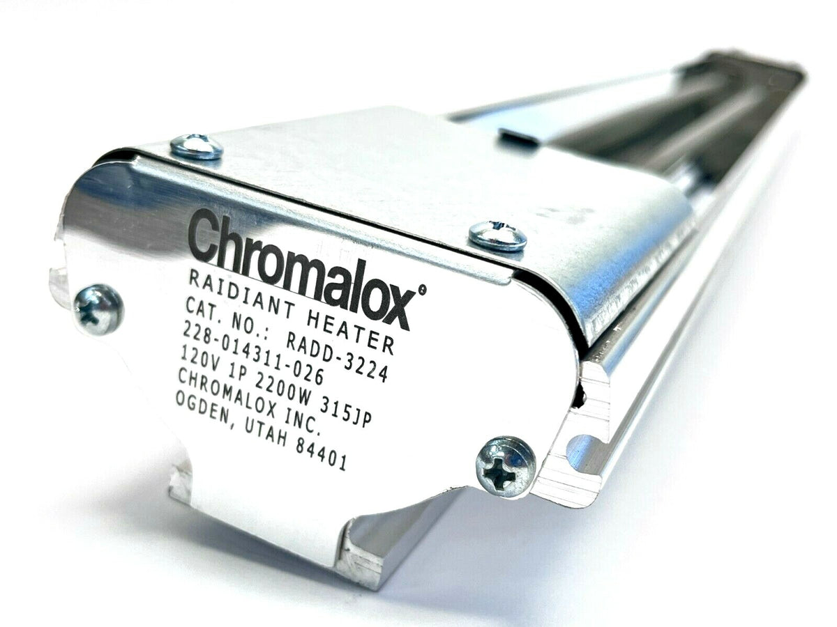 110314 | Chromalox RADD-3224 Radiant Heater 2 Element 2200W 120V - New – Open box - Maverick Industrial Sales