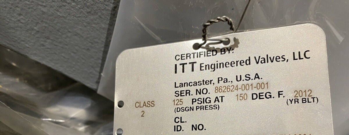 303-1961 Rev A | ITT Grinnell No 130 Diaphragm Valve Air Actuator 6" CF8 - New – Open box - Maverick Industrial Sales