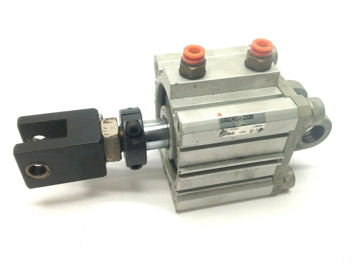 SMC CDQ2A63-20DM Pneumatic Cylinder 63mm Bore 20mm Stroke - Maverick Industrial Sales